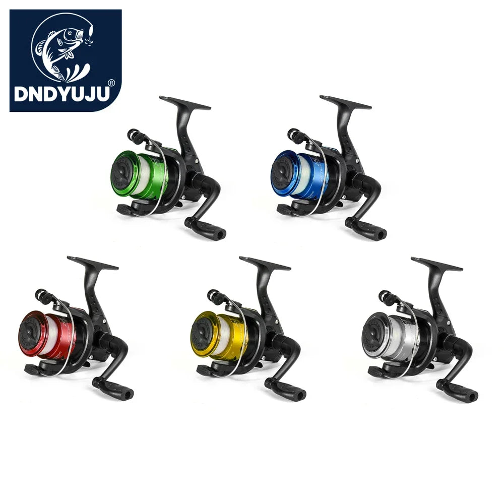 DNDYUJU Spinning Fishing Reel 5.2:1 Wheel Plastics Including Fishing Line Wheel Vessel Bait Casting Flying