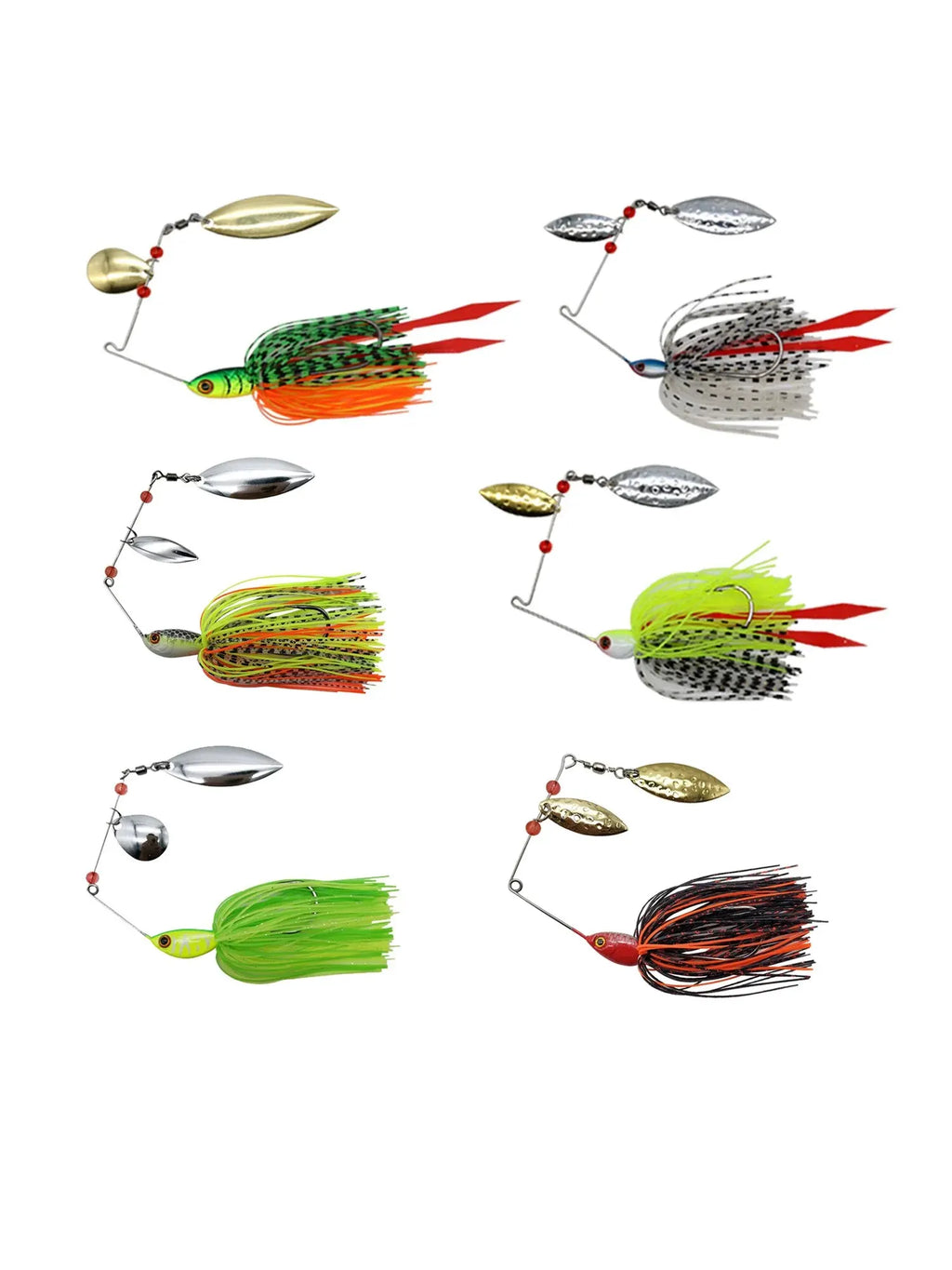 Mycena 16G&18G&21G Spinner Bait Bass Jig Chatter Bait Fishing Lure Chatterbait Fishing Kit Wobblers For Bass Fishing Tackle