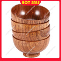 Hot Deal-Jujube Japanese-Style Wooden Bowl Wooden Rice Bowl Noodle Bowl Solid Wood Bowl, Diameter 4.5 Inches By 2-5 / 8 Inches,