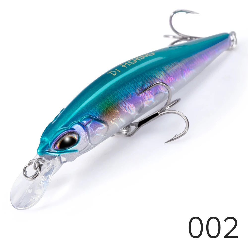 D1 Realis Minnow Fishing Lures Artificial Wobblers 77F&8.5g 65S&5g Hard Bait Jerkbait Depth 0.8-1.5m 2020 Fishing Tackle