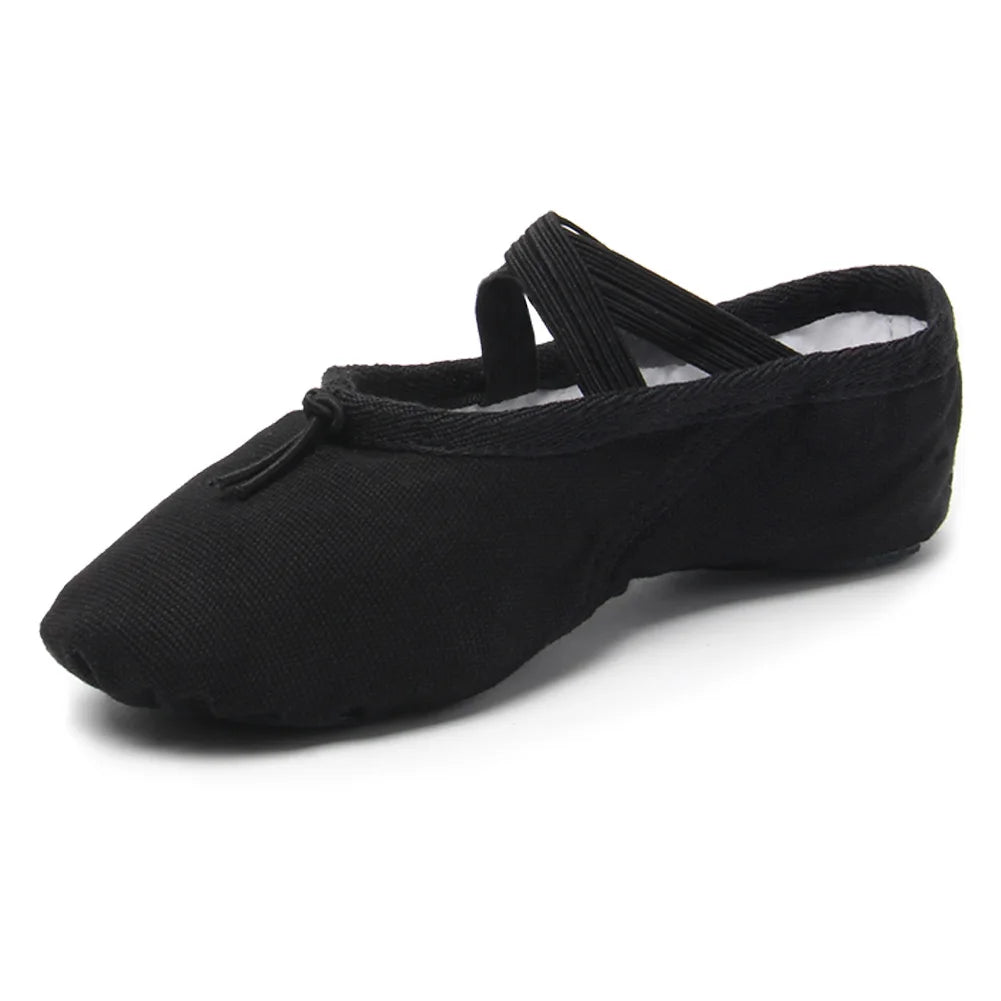 Girls Ballet Shoes For Woman Kids Ballet Slippers Women Ballet Flats Children Practise Dance Shoe Soft Sole Canvas Training Shoe