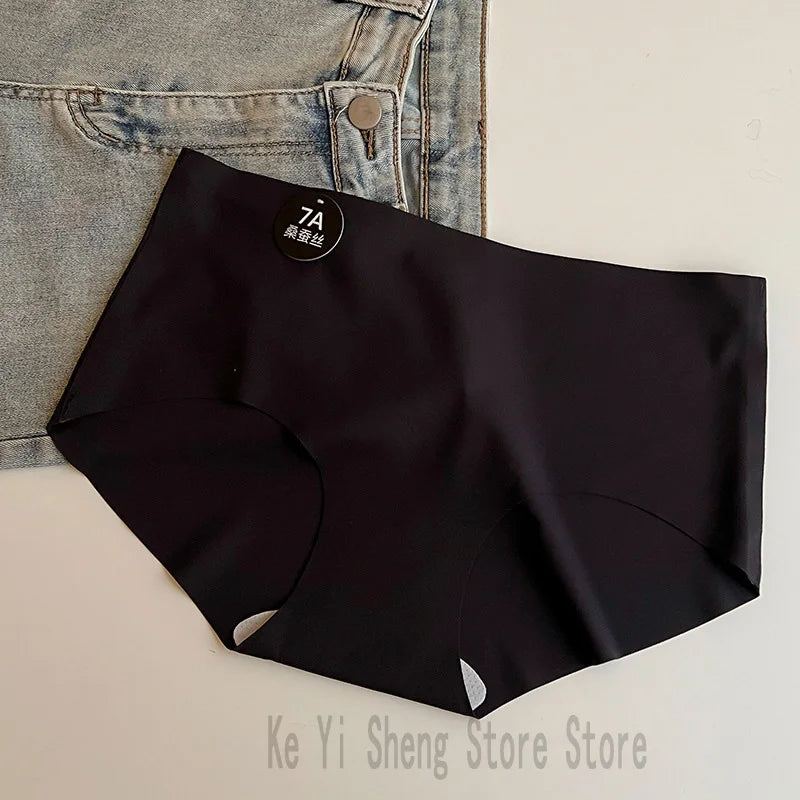 4PCS  Underwear, women's mid-waist, seamless fitness, yoga, sports, women's triangle pants, comfortable and sexy