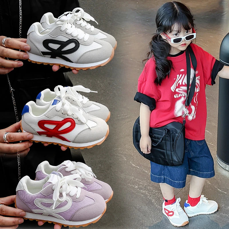 Girls' casual sports white shoes Spring and Autumn new lightweight and versatile low top board shoes Men's moral training shoes