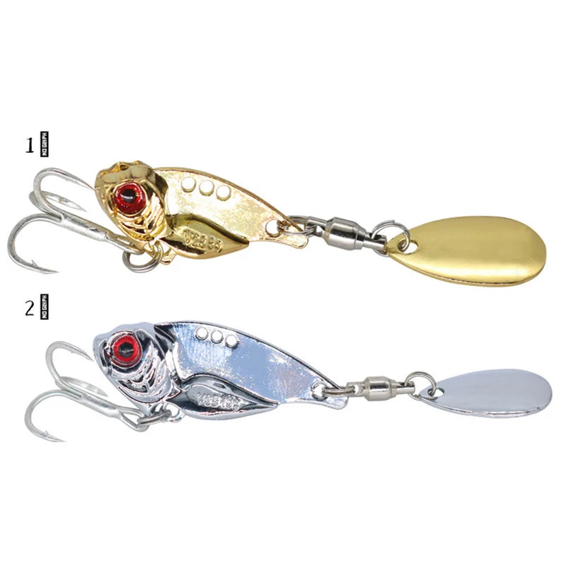 Spinner Fishing Lures Wobblers Sequin Spoon Crankbaits Artifical Easy Shiner VIB Baits for Fly Fishing Trout Pesca