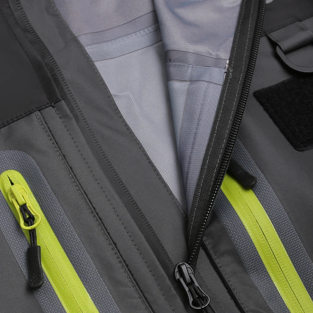 Men's Breathable  Fly Fishing Wading Jacket  Waterproof  Fishing Wader Jacket  Clothes Outdoor Hunting Fishing Clothing