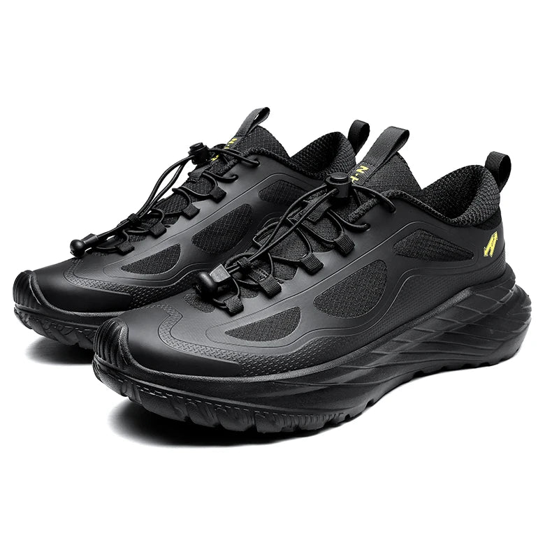 Men Hiking Shoes Waterproof Casual Walking Hiking Boots Outdoor Rubber Camping Trekking Non-Slip Women Mountain Walking Sneakers