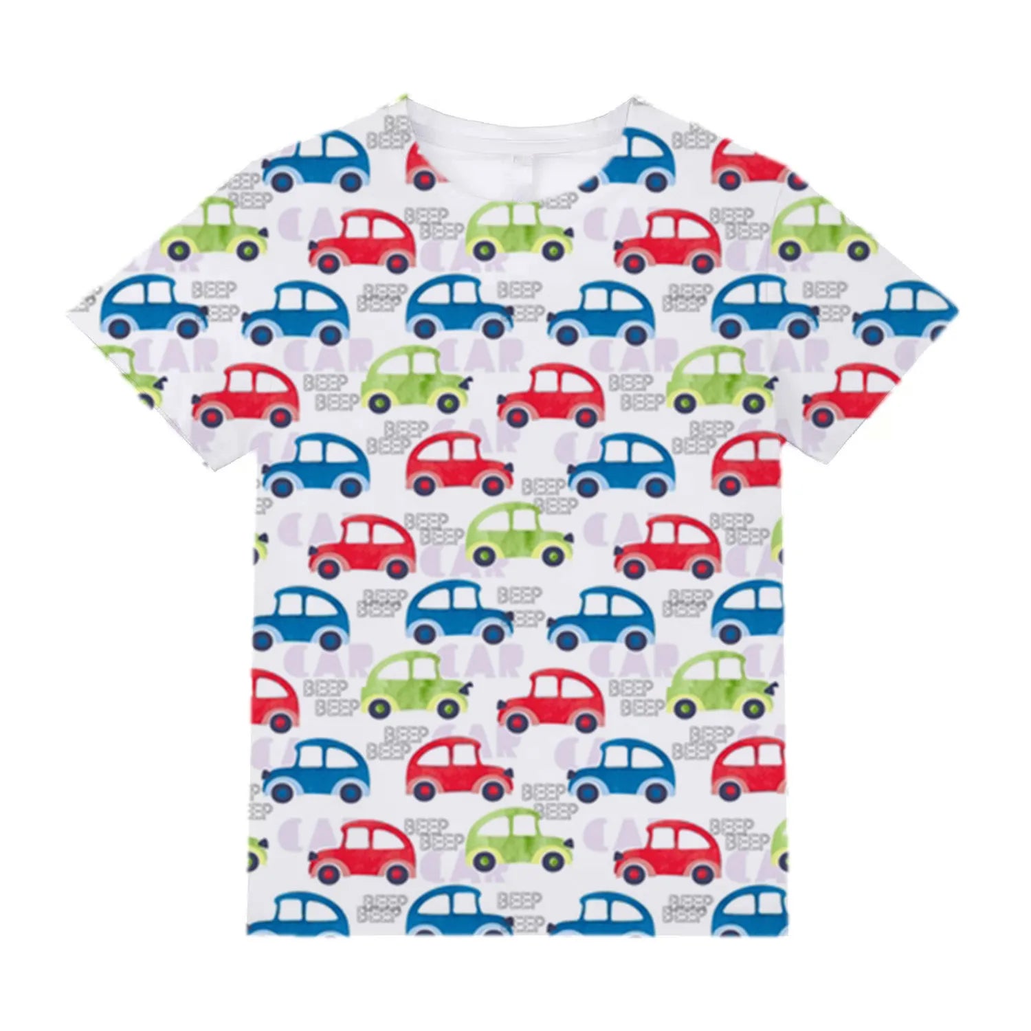 Kids Clothes for Girls from 2 to 7 Years Cute Things Cartoon Car Fashion T-Shirt Boys 9 to 14 Years White Tshirt Summer Tees Top