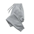 Men's Casual Pants Autumn Winter Fleece Sweatpants Men Running Jogger Sports Gym Trousers Fashion Solid Color Workout Long Pants