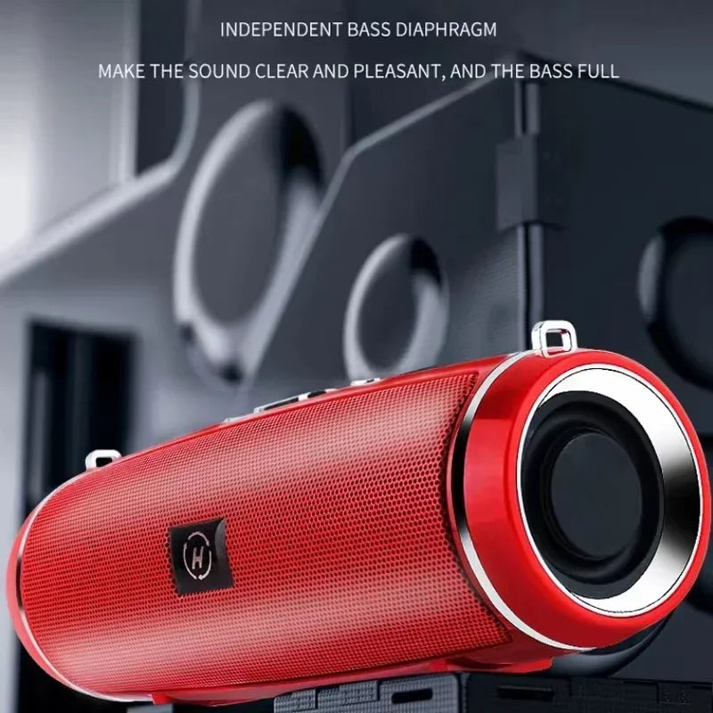 Caixa De Som  Portable Wireless Speaker Bluetooth 200W High Power Outdoor Audio 3D Stereo Surround TWS FM Voice RHDE Promotion