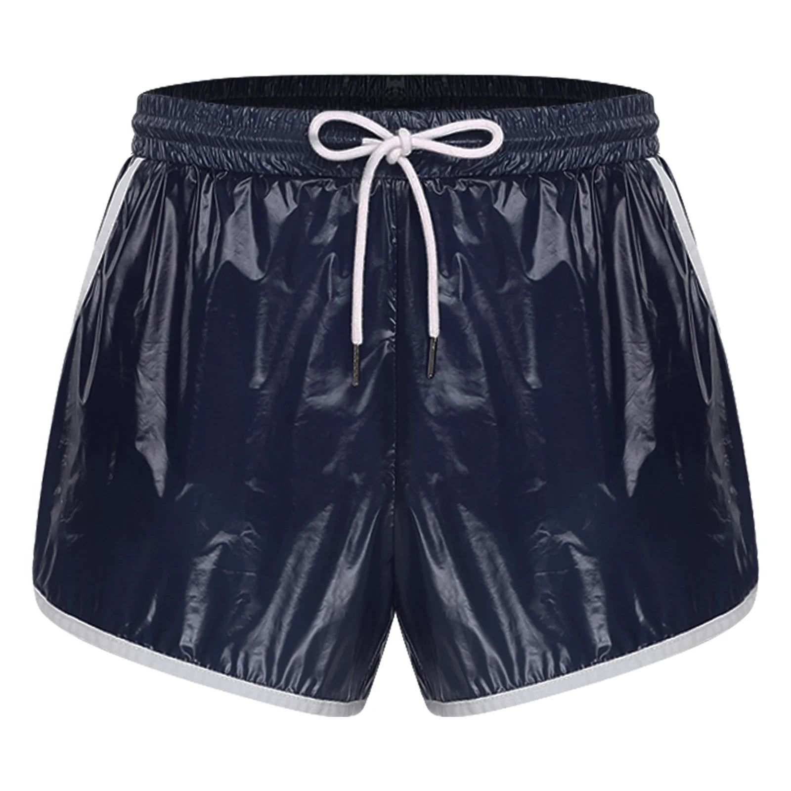 Swimwear Mens Waterpoof Swimming Trunks Shorts Elastic Waistband with Drawstring Seams Shorts with Pockets Swimming Bathing Suit