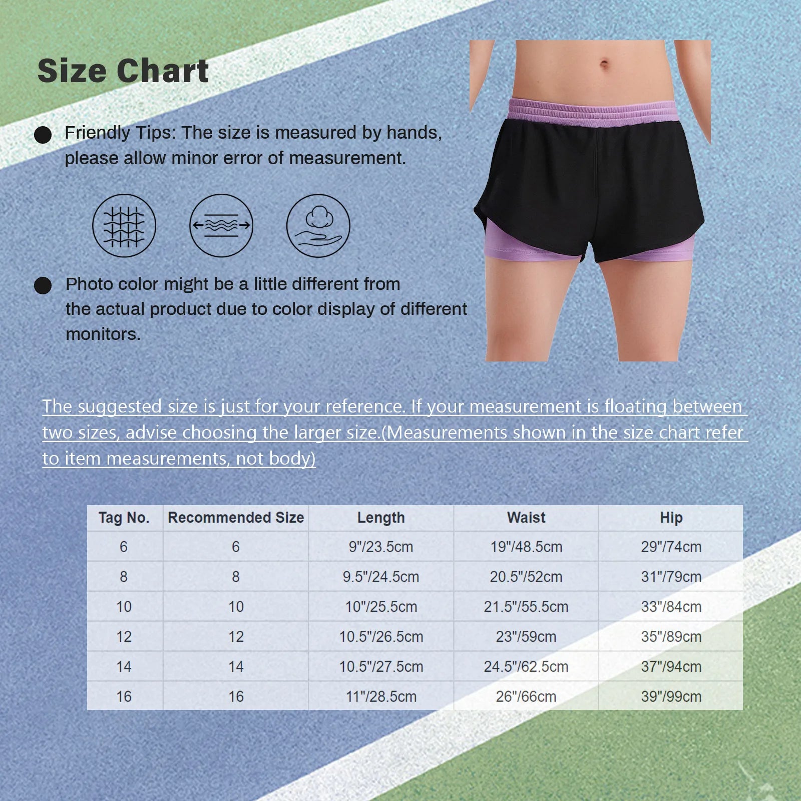Kids Yoga Sports Shorts for Children Girls Workout Clothing Double-Layer Contrasting Shorts Running Cycling Bottoms Costumes