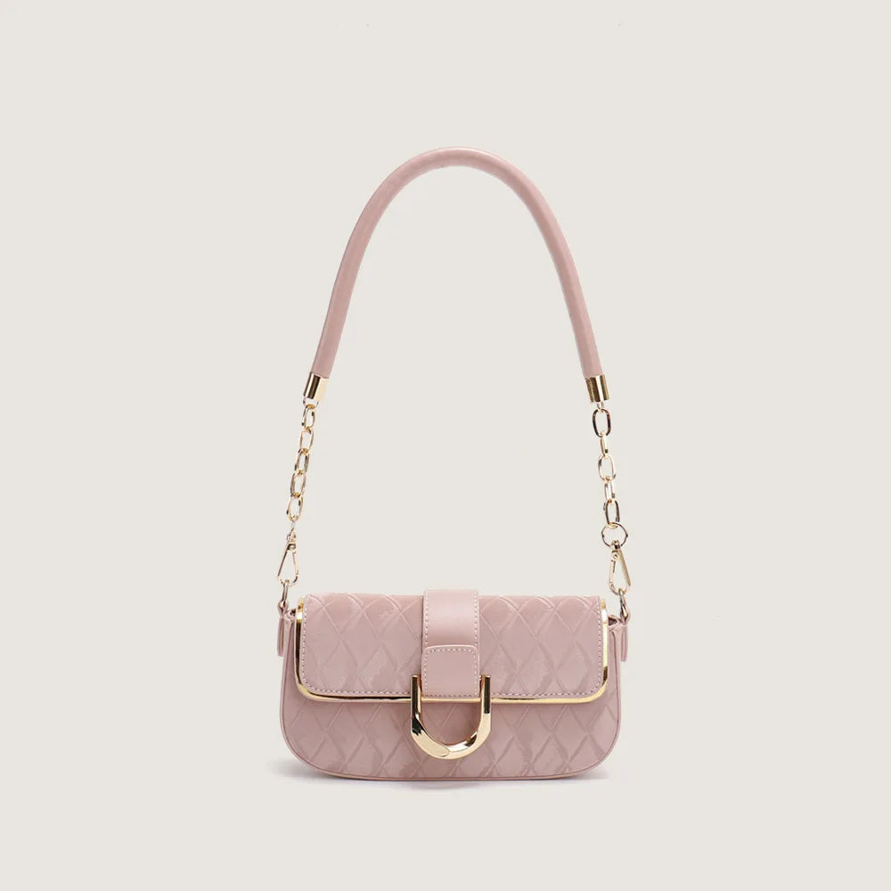 Fashion Shoulder Bags for Women 2025 New Handbags Argyle Chain Woman Crossbody Bag Double-use Small Handbag Female Bag Purse