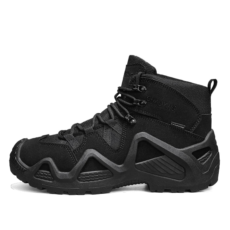 Climbing Hiking Shoes Ankle Men Outdoor Boots Men Tactical Boots Army Boots Mens Military Desert Waterproof Work Safety Shoes