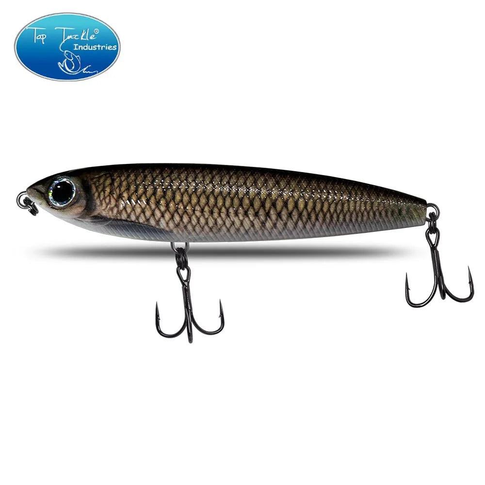 TOP TACKLE INDUSTRIES Topwater Surface Pencil Fishing Lures 125mm 30g Swimbaits Floating Artificial Hard Baits Fishing Lure