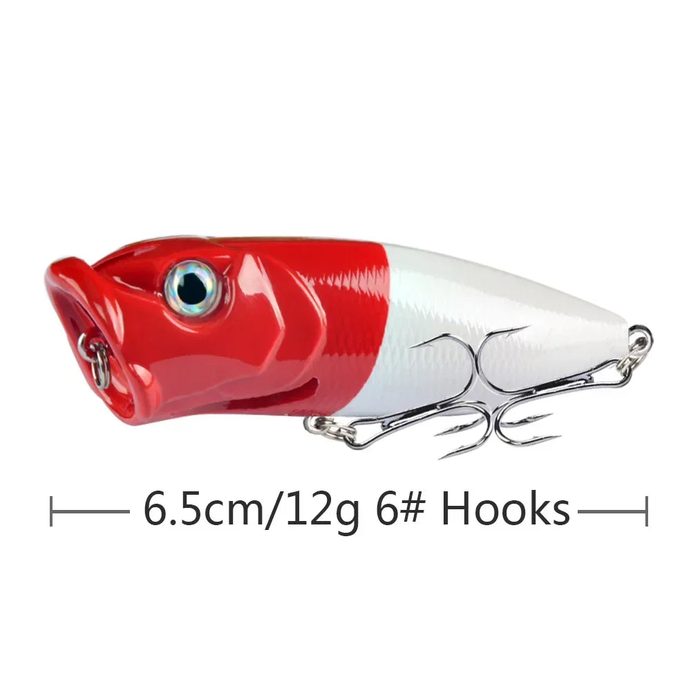 6.5cm 10g Lure Bait Floating Water Bead Wave Climbing Bionic Vibrating Swing Temptation Top Water Temptation Bass Predatory Bait