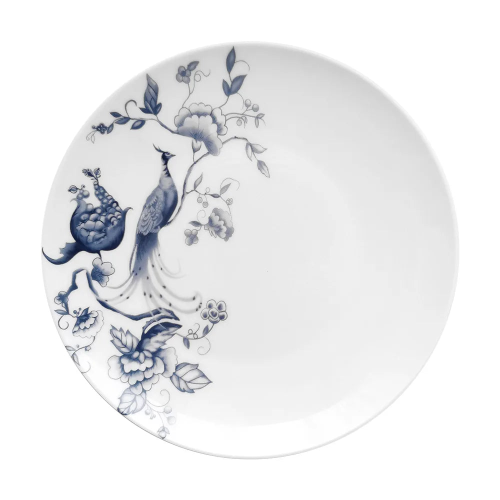 Bone China Dinning Plates Set Chinse style Flower Bird Peacock Porcelain Plate for Dessert Steak Bread Cake Dish Tray Coffee Cup