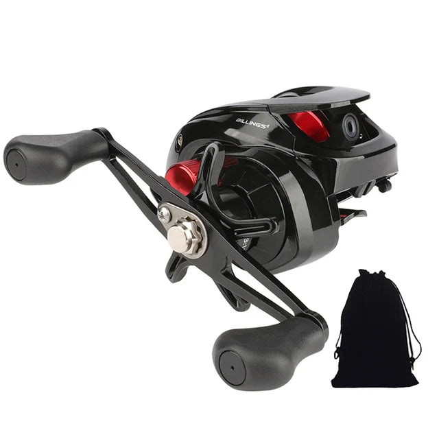 Baitcasting Reel 6.3:1 8KG Max Drag Fishing Reel For Bass in ocean environment casting reel spinning reel fishing accessories