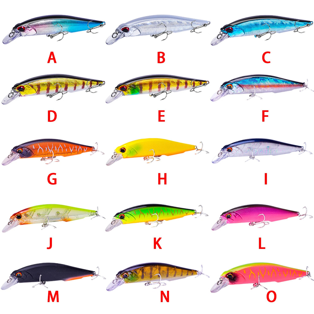 Fishing Lure Minnow Weights 13g 10cm Isca Artificial Depth 0.5-1.3m Bait Pesca Wobblers Pike Carp Fish Tackle Leurre Accessories