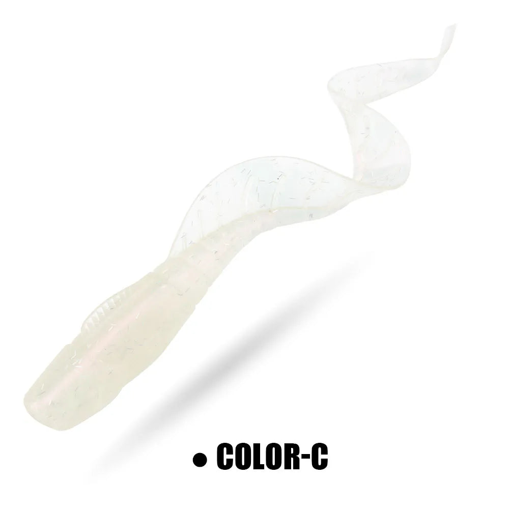 Spinpoler 16cm Soft Lure Grub Worm 3pcs Long Tail Grub Artificial Crank Big Bait Wobbler Swimbait For Bass Trout Crappie Pike