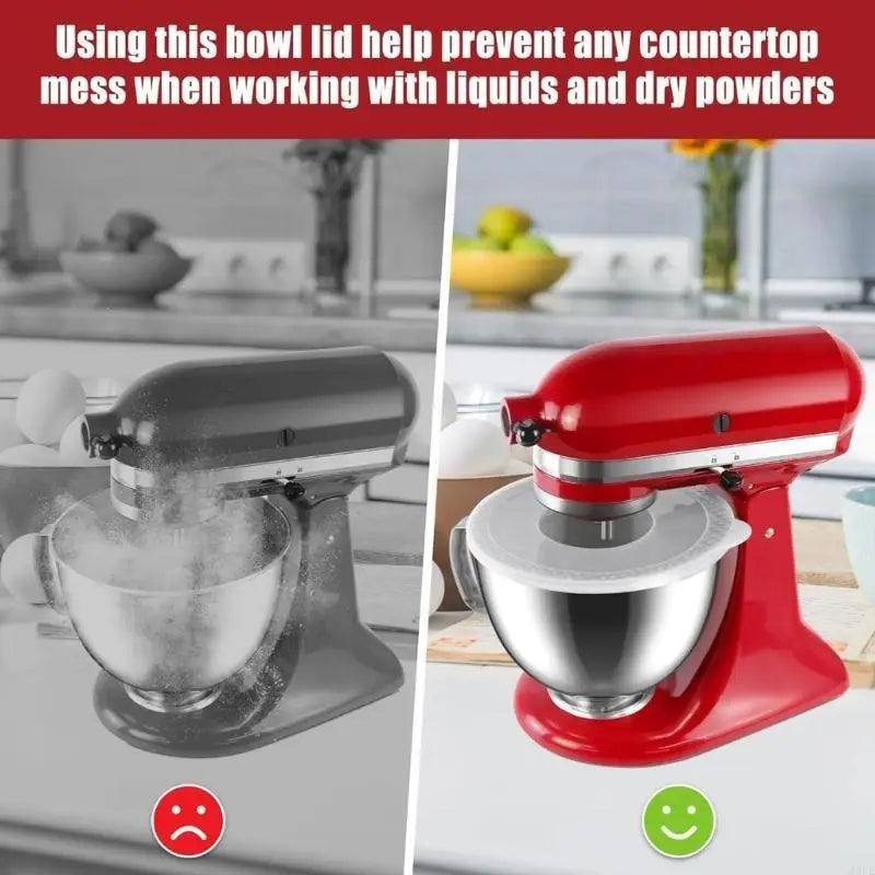 J6PE Stand Mixer Bowl Lid Mixing Bowl Lid Kitchen Mixer Accessory Kitchen Appliances
