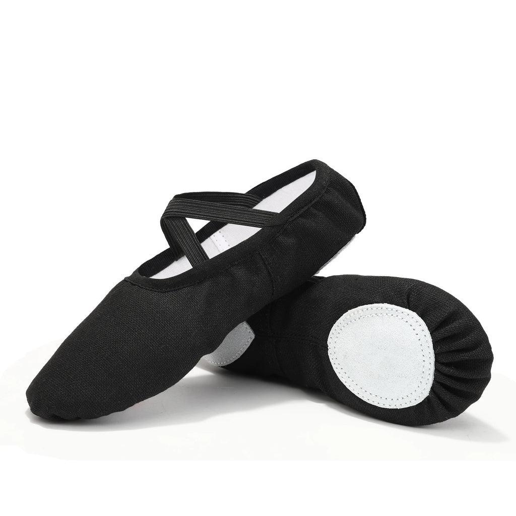 Girls Ballet Shoes For Woman Kids Ballet Slippers Women Ballet Flats Children Practise Dance Shoe Soft Sole Canvas Training Shoe