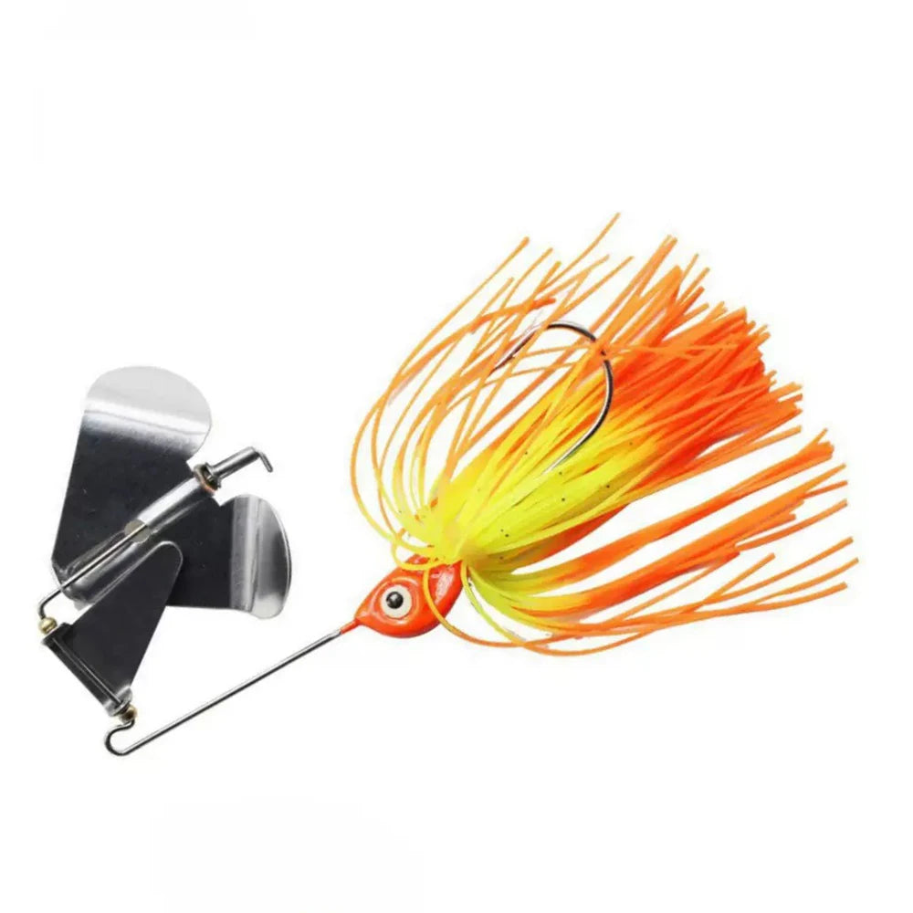 14.7g/10cm Fishing Lure Chatter Bait Spinner Bait with Blade Jig Dancer Buzzbait Wobbler Chatterbait for Bass Pike Fish Tackle