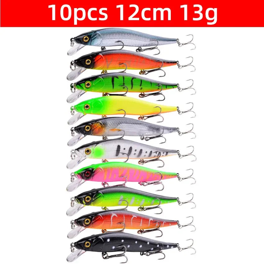 Fishing Lure Kit Fresh/Salt Water  Wobbler Set Crankbaits Isca Artificial Hard Bait Wobblers For Bass Fishing Goods Tackle