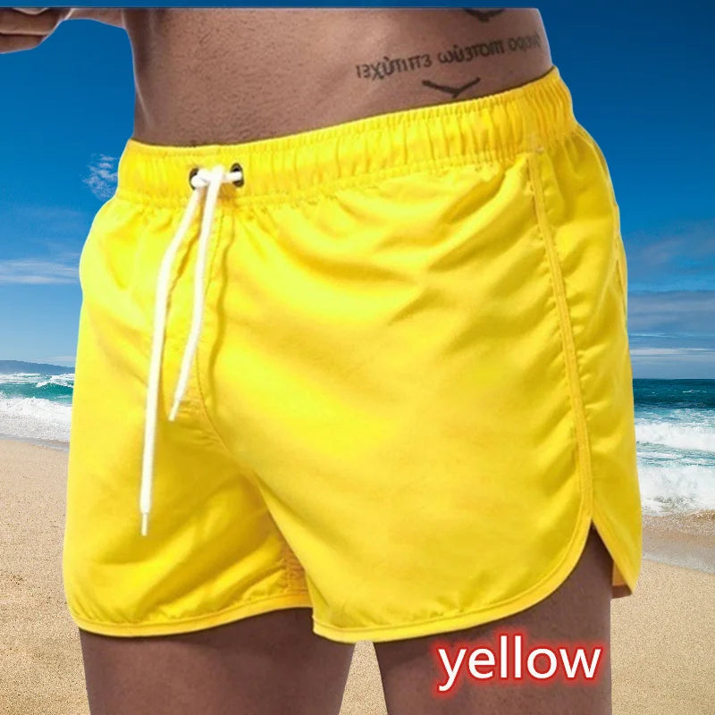 2025 New Man Swimwear Swim Shorts Trunks Beach Board Shorts Swimming Pants Swimsuits Mens Running Sports Surffing Shorts