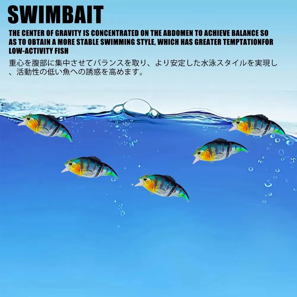 2023 Swimbaits Sinking Fishing Lures Tackle Accessories Wobblers Baits For Sea Fishing Goods 13g 75mm Isca Artificiall Equipment