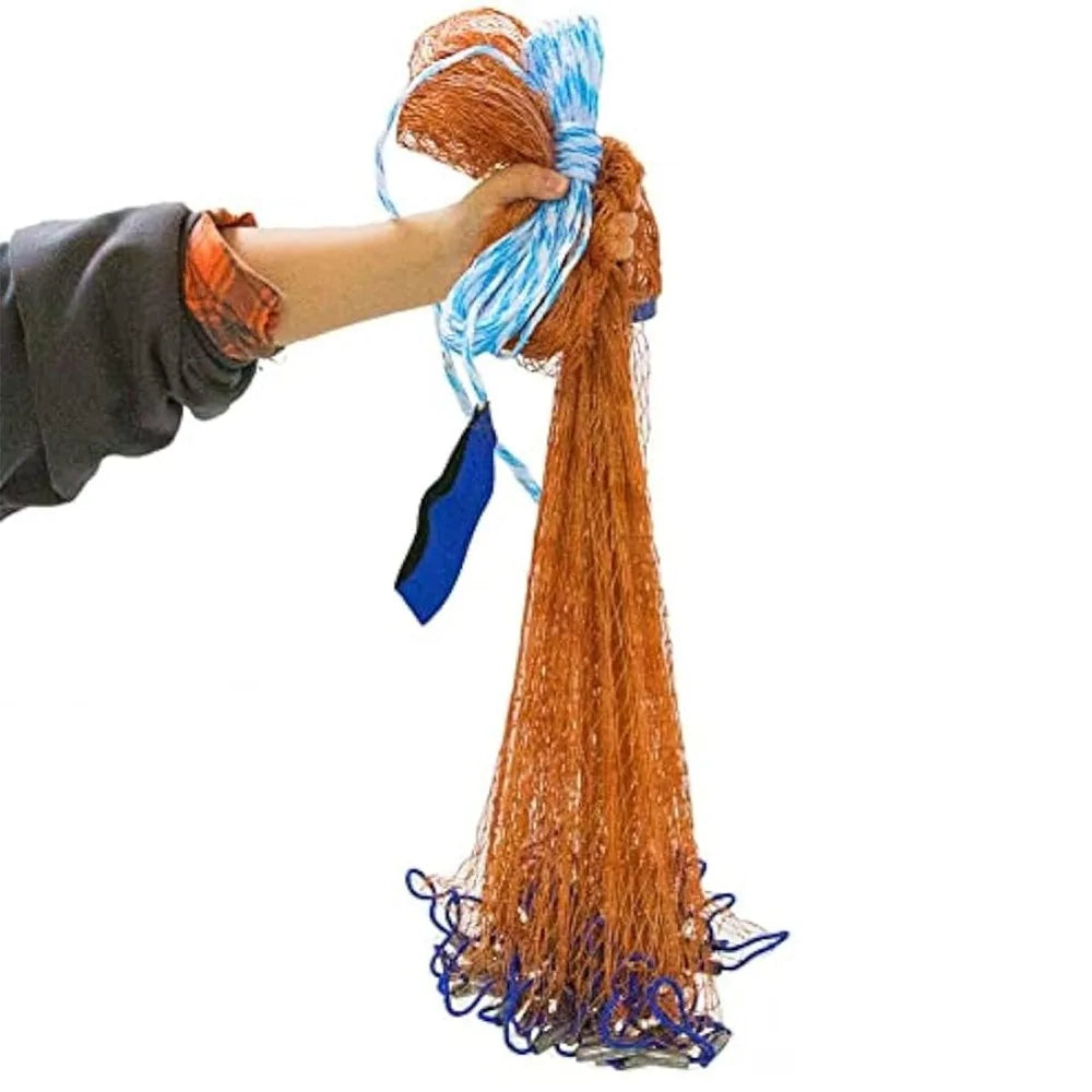 Lawaia Fishing Net Multifilament/Monofilament Line Cast Net Catch Fish Throw Network Steel Sinker Outdoor Hand Net Fish Trap