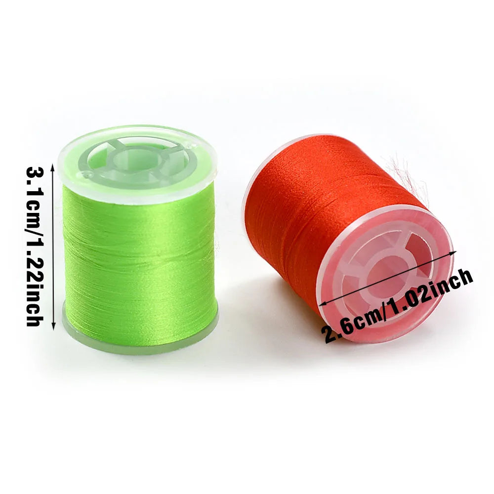 MNFT 2Spools Fly Tying Multi Filaments Thread 150D Polyester Fly Tying Materials