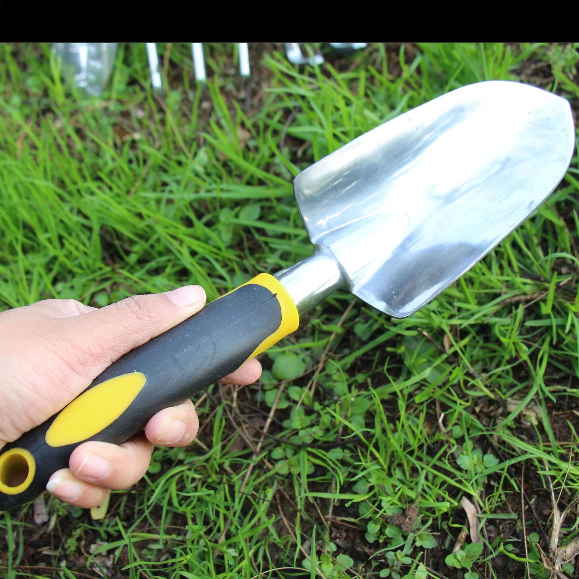 New Garden Tool Hand Trowel Rake Cultivator Weeder Tools With Ergonomic Handle Garden Lawn Farmland Transplant Gardening Bonsai