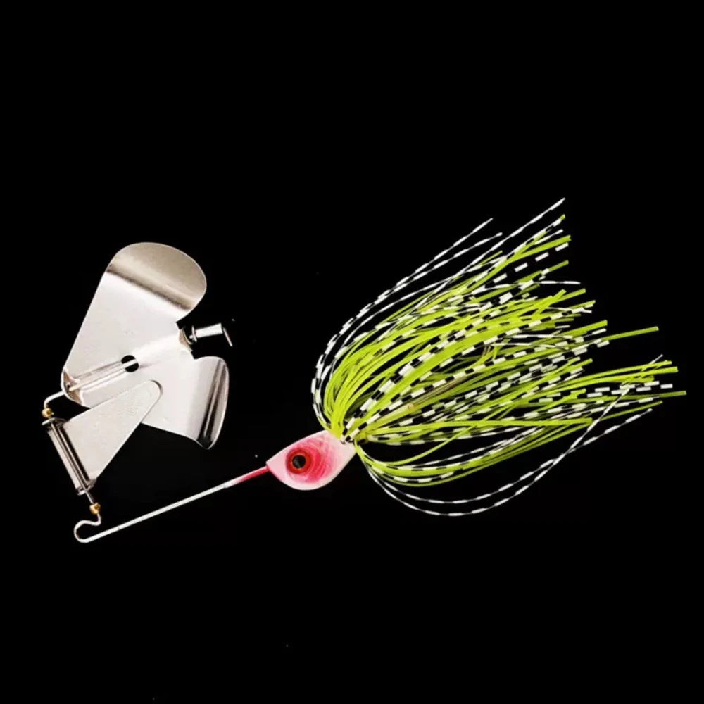14.7g/10cm Fishing Lure Chatter Bait Spinner Bait with Blade Jig Dancer Buzzbait Wobbler Chatterbait for Bass Pike Fish Tackle
