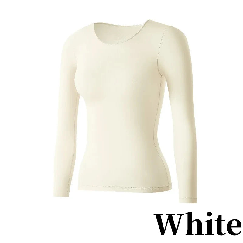 1/2Pcs Flarixa Seamless Thermal Underwear Set Women First Layer Thermal Top Long Johns Suit Winter Thermo Clothing Ladies Thin