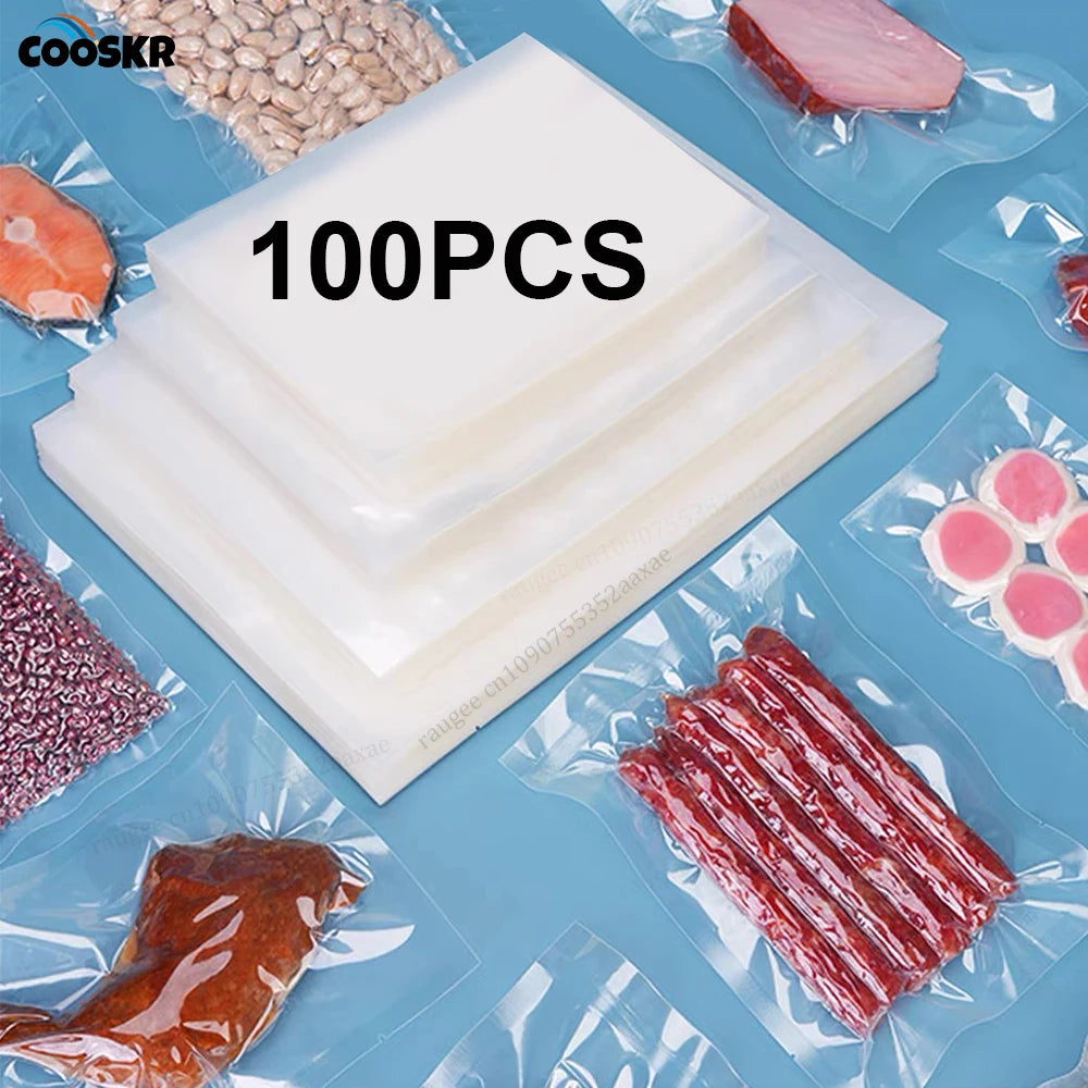 Food Vacuum Sealer Bag Plastic Sealing Bags Reusable Food Preservation Sealed Bag Household Vacuum Packaging Bags for Kitchen