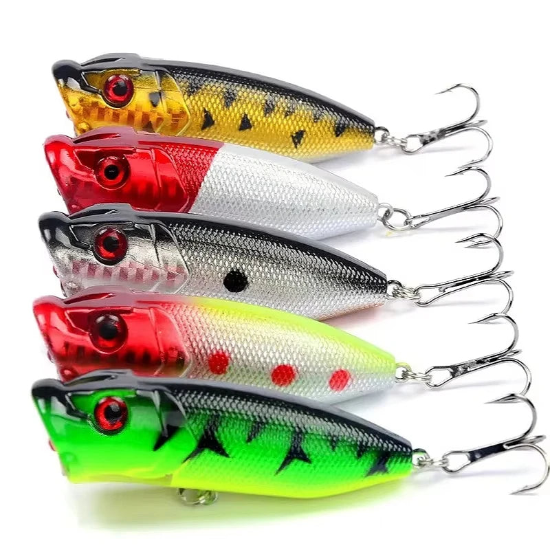 6.5cm 10g Lure Bait Floating Water Bead Wave Climbing Bionic Vibrating Swing Temptation Top Water Temptation Bass Predatory Bait
