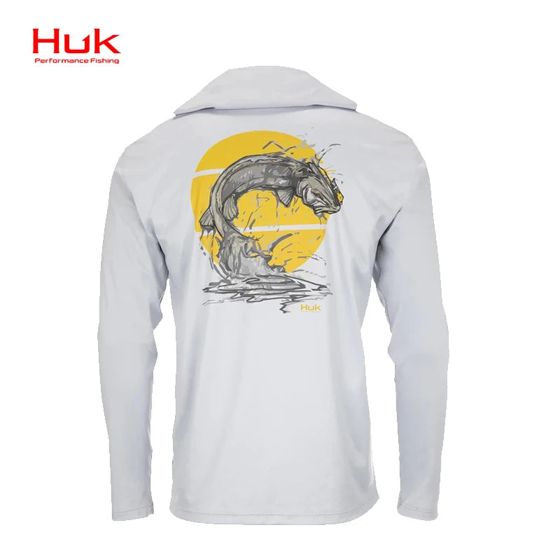2023  Summer men's fishing clothes hooded shirt, comfortable, breathable protective ability, fishing hoodie roupa de PESCA