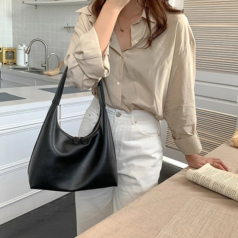 2026 Luxury Designer Bags for Woman Leather Handbag Summer Underarm Bag PU Casual Tote Korean Popular Purse Hand Bags for Lady