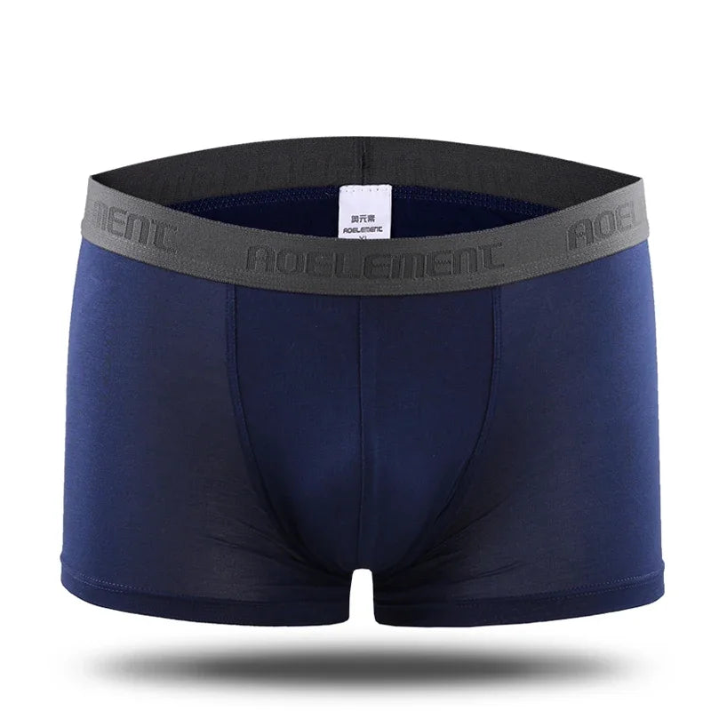 Men's Underpants: Mid-thigh Flat-Cut Pants with Sweat Absorption - Men's Breathable and Sexy Four-Side Bottom Pants Head
