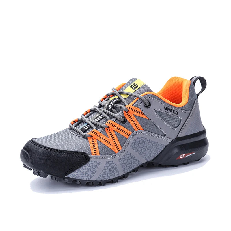 New Men Shoes Waterproof Hiking Sports Shoes Outdoor Hiking Training Shoes Men Lightweight Non-Slip Woodland Hunting Work Shoes
