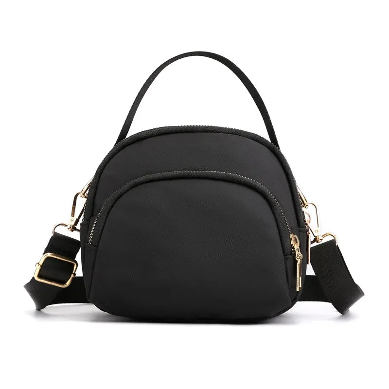 Women Handbag and Purse 2025 New Designer 3 Layers Large Capacity Shoulder Bags Lady Crossbody Bag Sweet Red Black Bolso Mujer