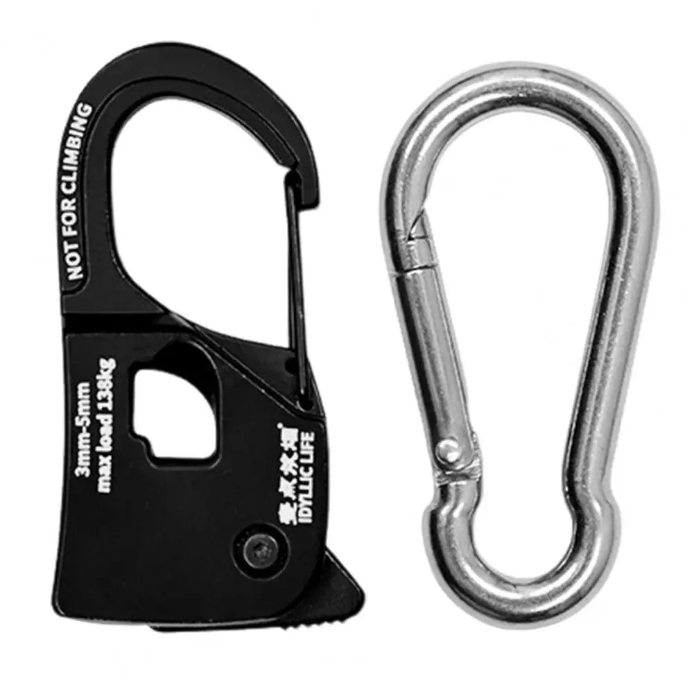 Camping Gear Camping Tent Cord Adjuster with Strong Load-bearing Capacity Lightweight Portable Rope for Quick for Outdoor