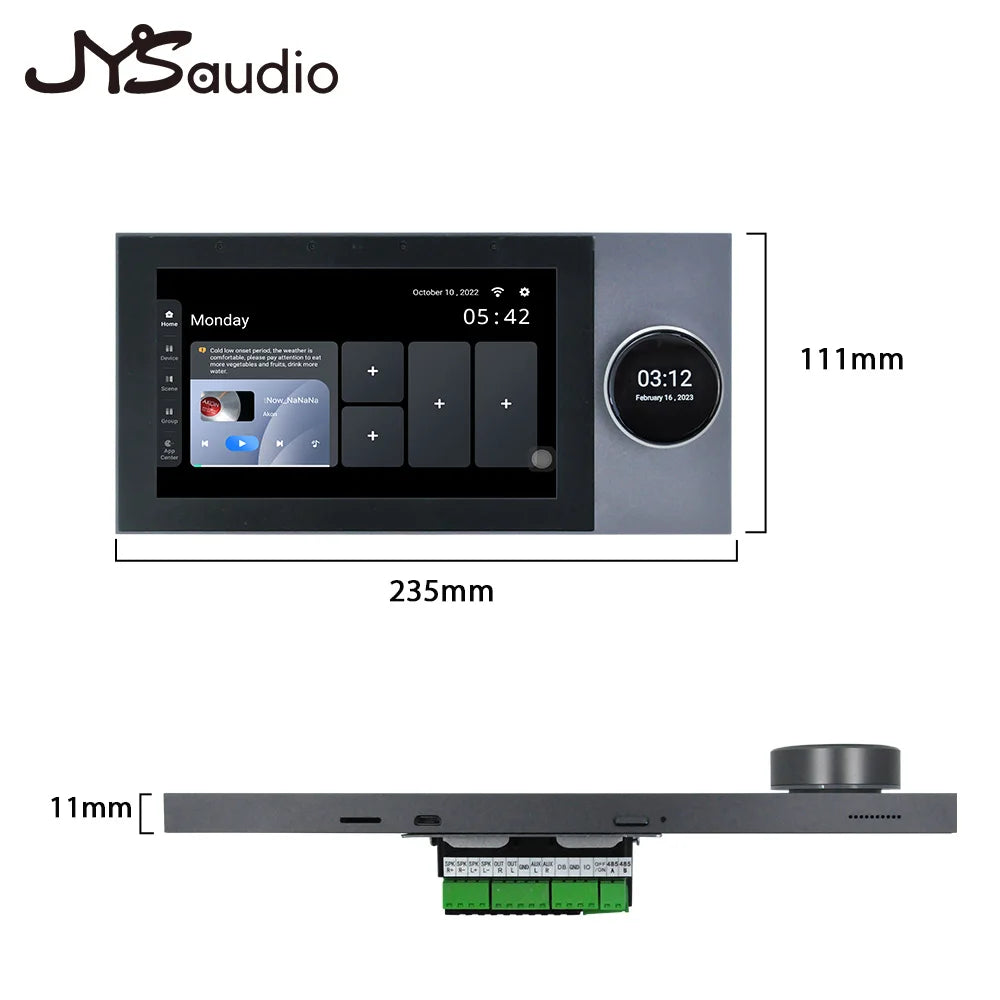 Audio Set Smart Home Theater TUYA Wall Sound Amplifier WiFi Touch Screen Android Power Amp Bluetooth 6"" Stereo Ceiling Speaker