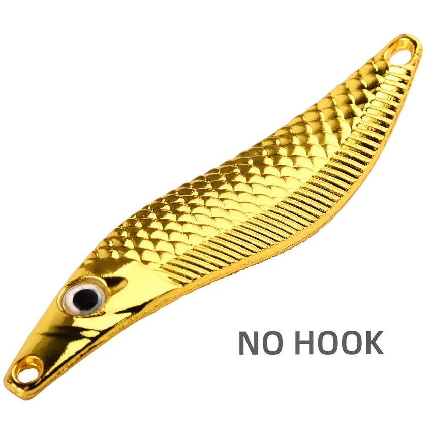 1PC 7g-20g Metal VIB Leech Spinners Spoon trout fishing Lures Artificial Bait Saltwater Trolling Wobblers Night Fishing Tackle