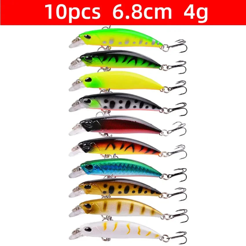 Fishing Lure Kit Fresh/Salt Water  Wobbler Set Crankbaits Isca Artificial Hard Bait Wobblers For Bass Fishing Goods Tackle