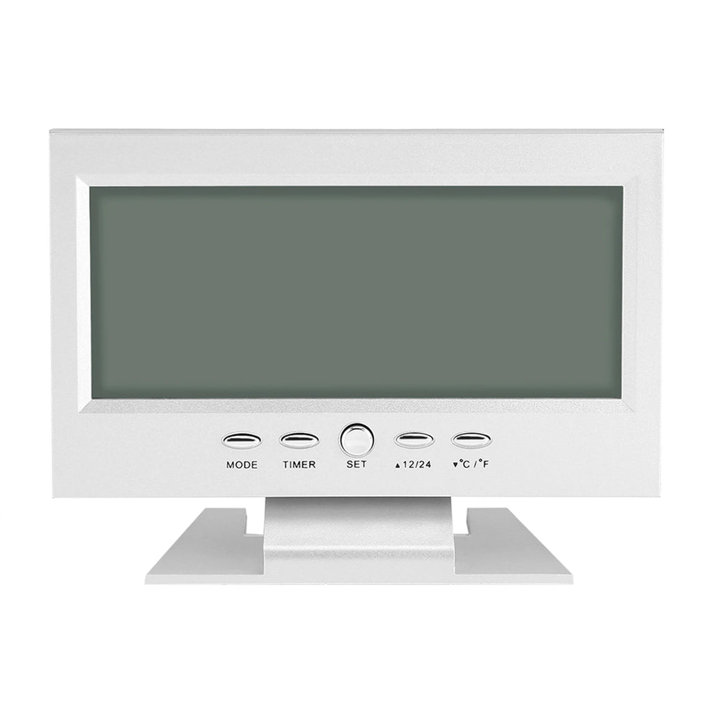 Alarm Clock Temp Display Clock Sound Sensor Clock LCD Digital Sound Sensor Table Desk Alarm Clock with Calendar and Temp Display