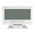 Alarm Clock Temp Display Clock Sound Sensor Clock LCD Digital Sound Sensor Table Desk Alarm Clock with Calendar and Temp Display