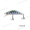 LETOYO 5g 50mm 8g 60mm 1.5-2.5m Depth Sinking Minnow Fishing Lure Artificiali Hard Baits Crankbait Wobblers Trout Bass Lure