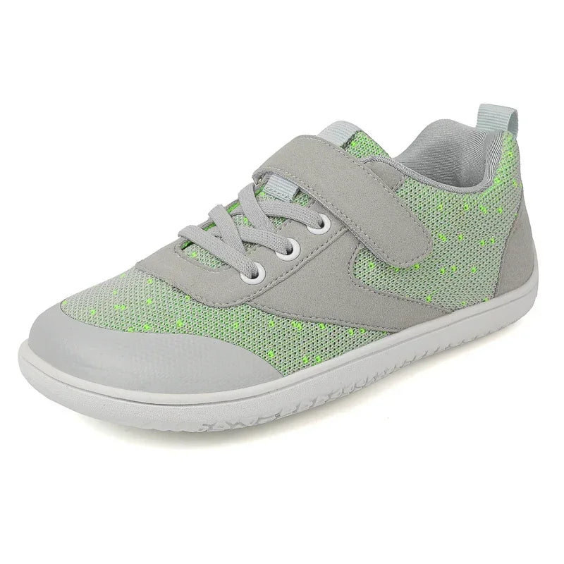Kids Wide Barefoot Shoes Boys Girls Minimalist Sneakers Lightweight Non Slip Natural Children Walking Shoes Skate Flat