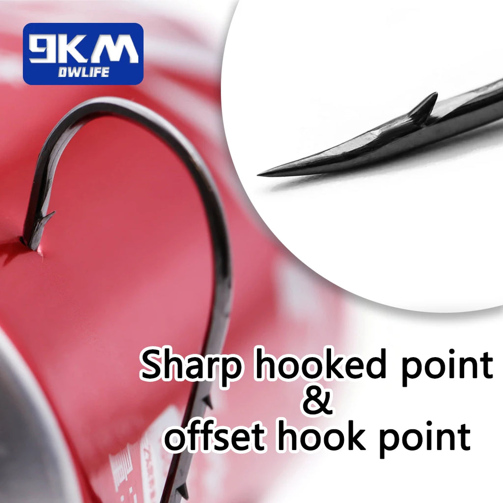 9KM 25Pcs Baitholder Fishing Hooks Sea Fishing Shank Beak Live Bait Holder Fishing Worm Hooks Accessories Tackle